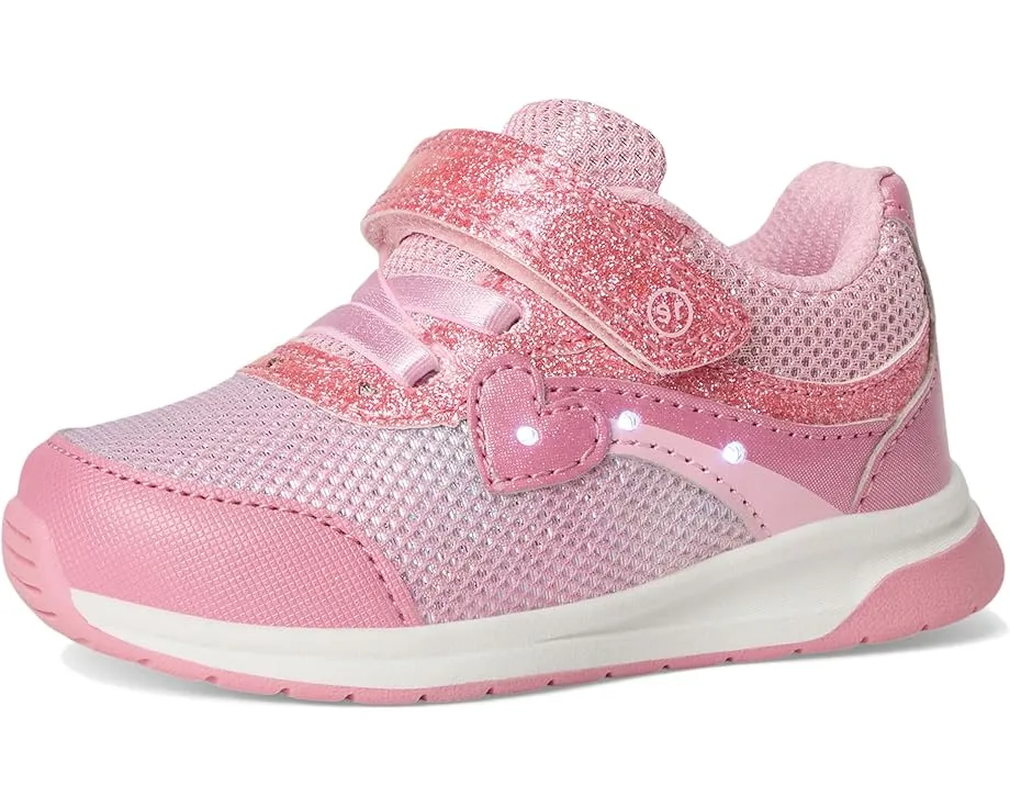 Детские кроссовки Stride Rite Sr Heart Light со светящейся подошвой и цветочным принтом