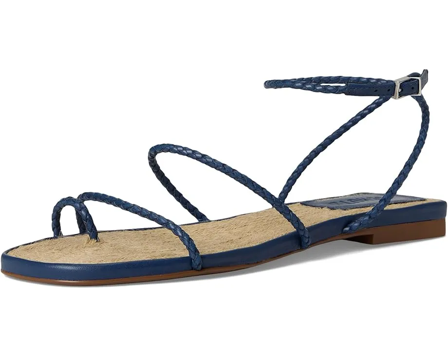 Босоножки Schutz Kaya Straw Flat с квадратным носком и соломенным верхом