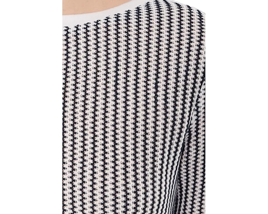 Укороченный топ NIC+ZOE с геометрическим зигзагообразным узором