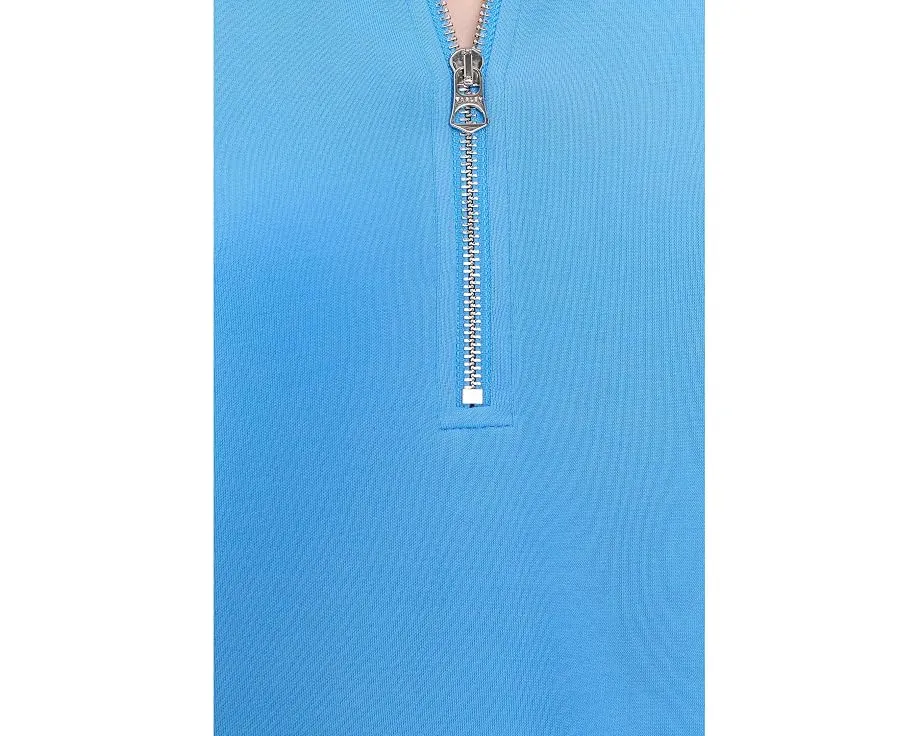 Свитшот Ritchie Short Sleeve от Varley с разрезным воротником и полузастежкой
