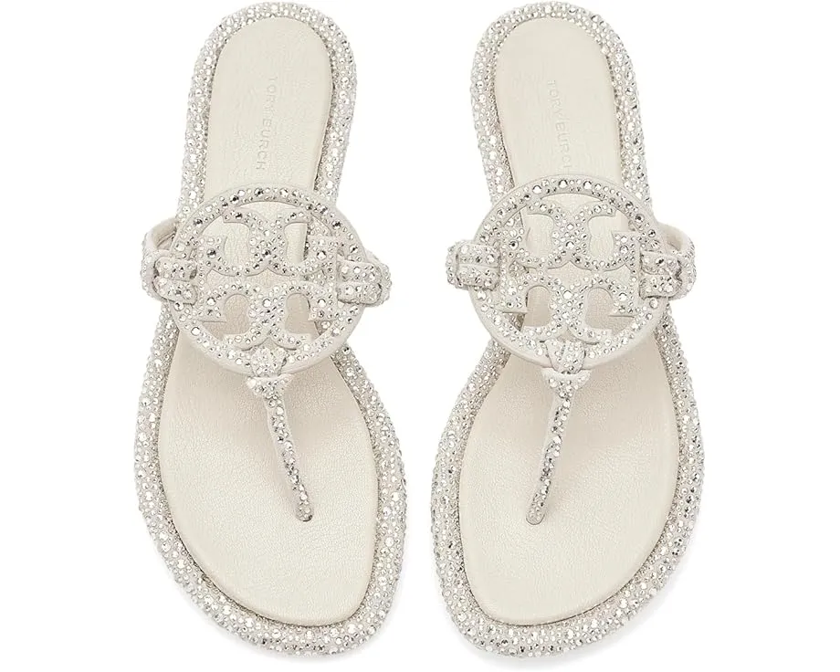 Босоножки Miller Knotted Crystal от Tory Burch с кристаллами