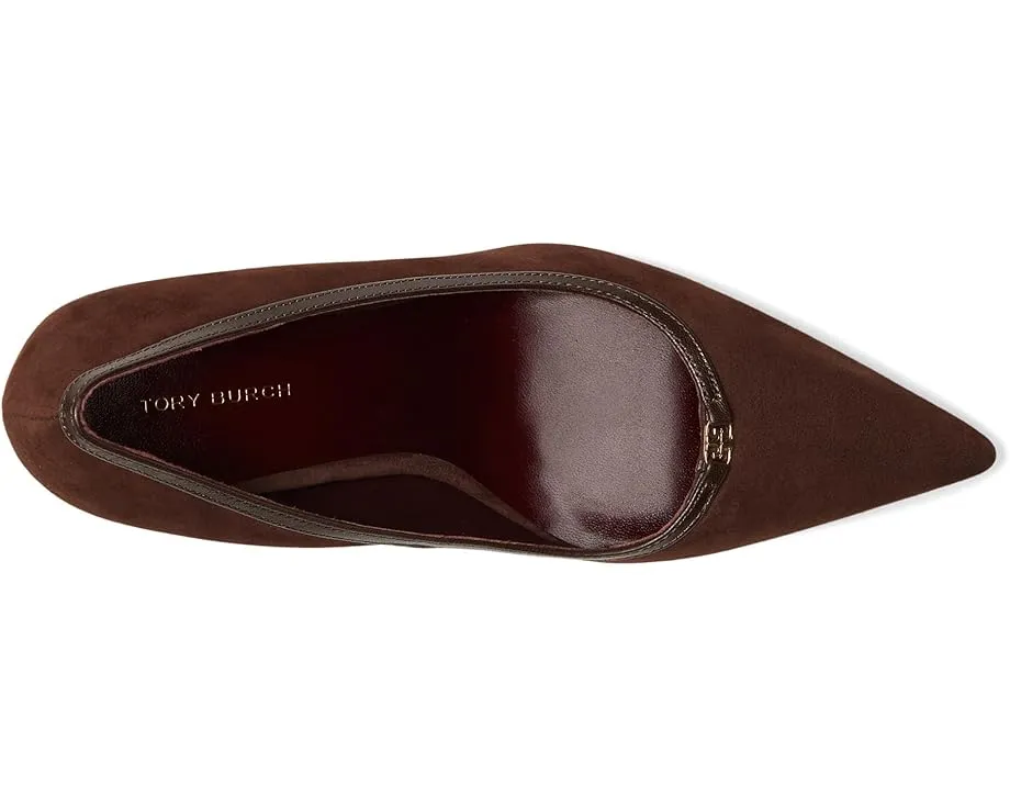 Туфли лодочки Tory Burch Double T Buckle на каблуке 80 мм с застежкой на пряжке