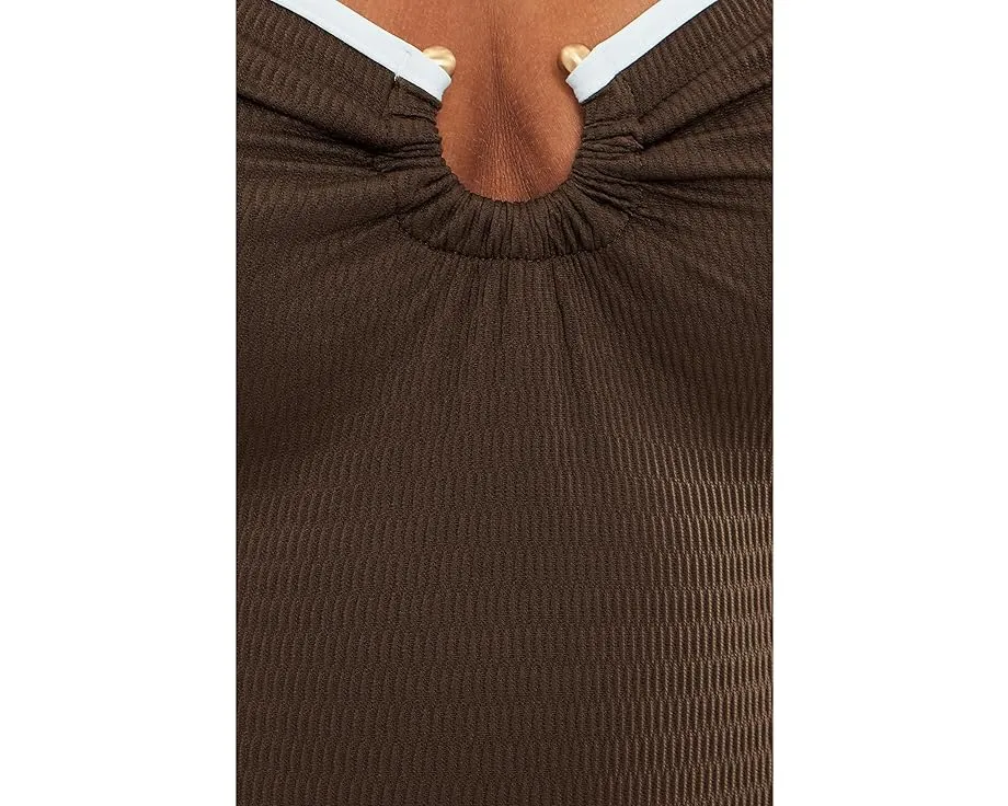 Купальник цельный Beach Bound бандо с кольцом от Seafolly на полочке