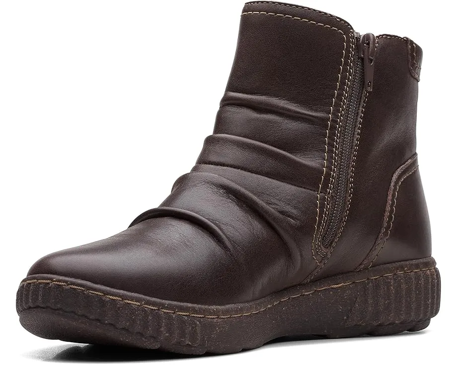Ботильоны Clarks Caroline Orchid на рисовой подошве с круглым носком и молнией сзади