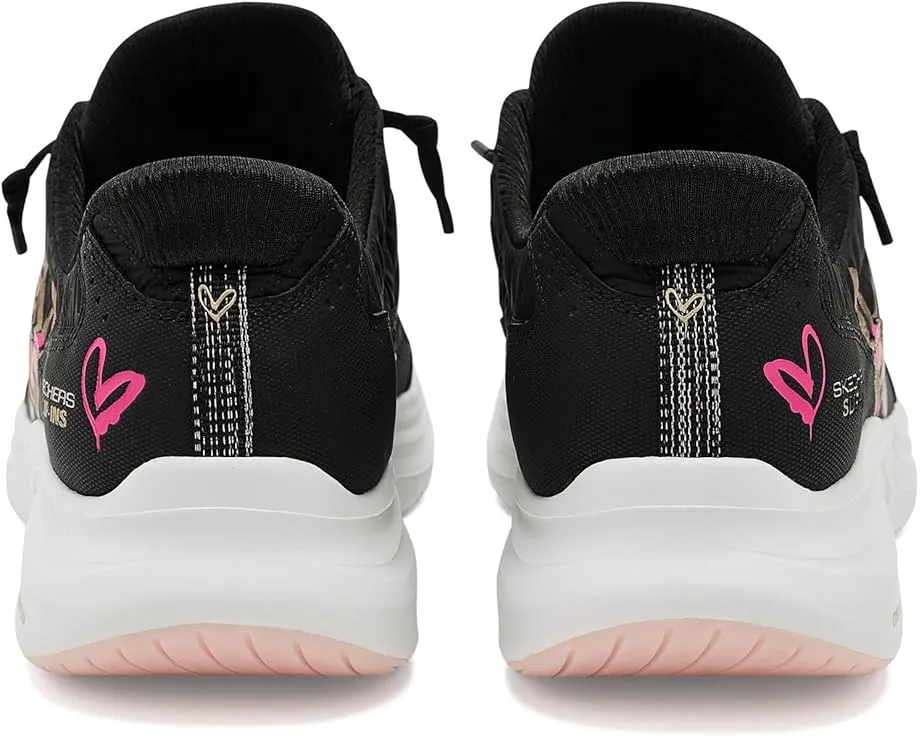 Кроссовки Skechers Contour Foam Cozy Fit Golden Embrace Hands Free Slip-ins с забавным дизайном