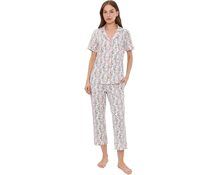 Пижамный комплект Bedhead PJs с короткими рукавами и укороченными брюками