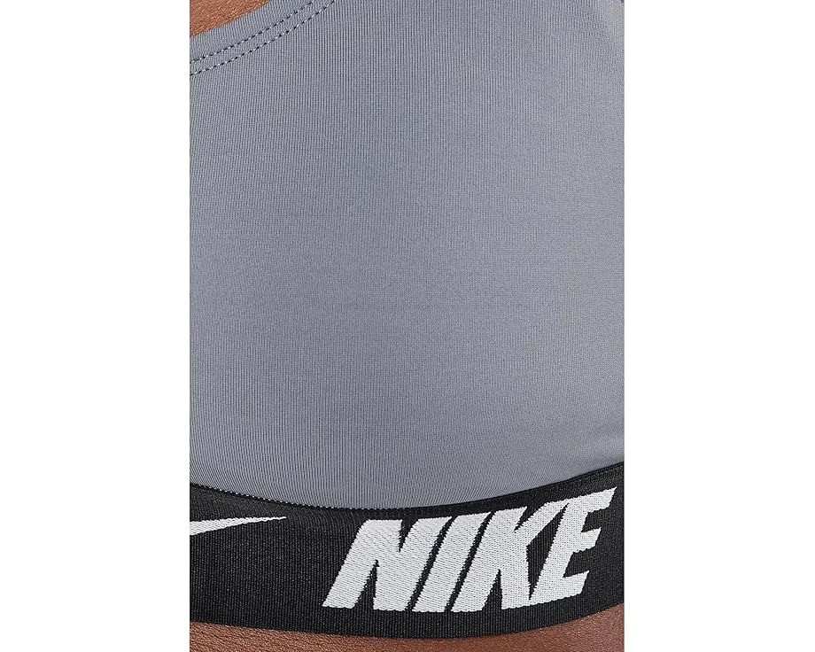 Бикини топ Nike Logo Tape с логотипом на спине и съемными чашками