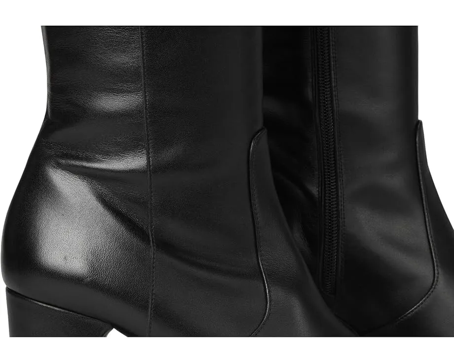 Stuart Weitzman высокие сапоги Dayna Platform на платформе с круглым носком