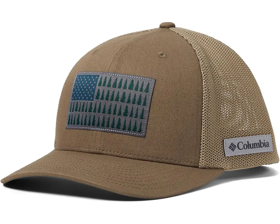 Бейсболка Columbia Mesh Tree Flag с вышитым флагом