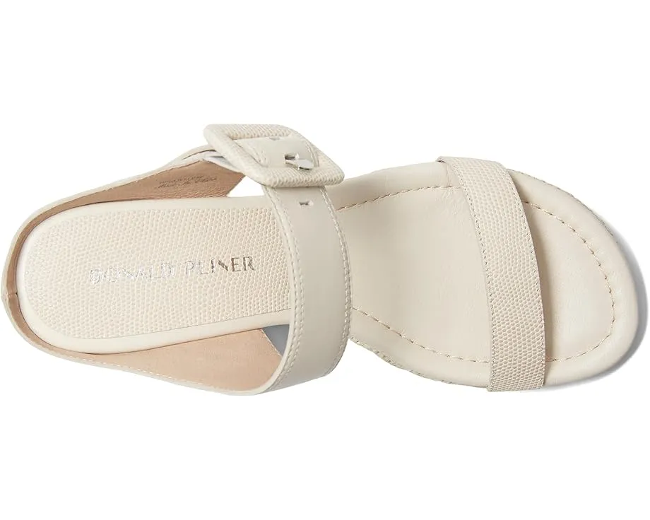 Сандалии Gizelle на пробковом каблуке с регулируемым ремешком на щиколотке Donald Pliner