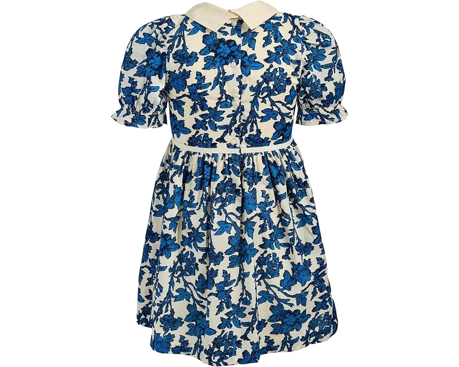 Платье Janie and Jack с цветочным воротником и пышными рукавами