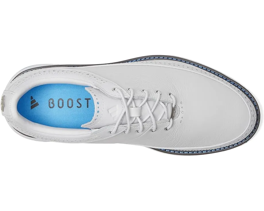Кроссовки для гольфа Adidas MC80 без шипов с кожаным верхом и технологией Lightstrike + Boost