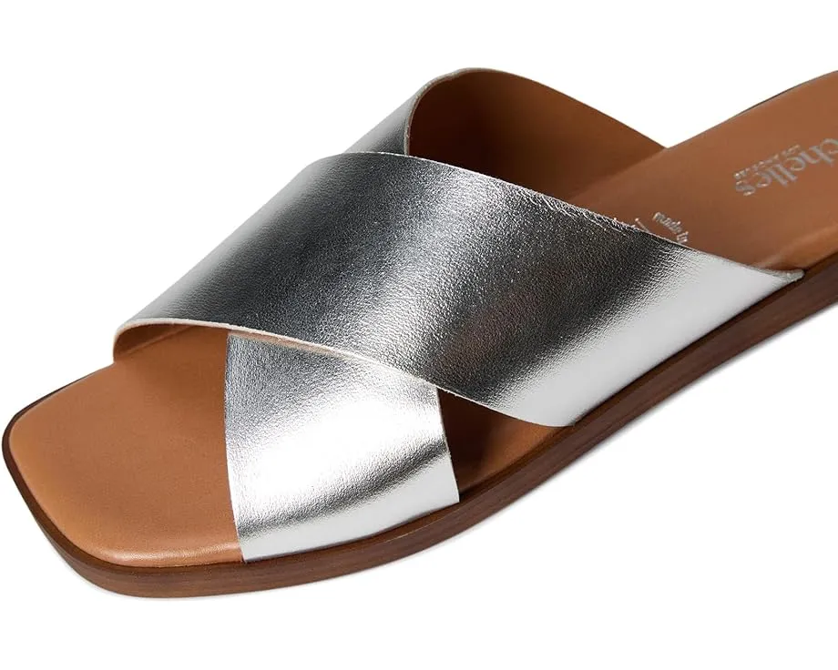 Босоножки Chai из металлизированной кожи Seychelles с перекрещивающимися бретелями