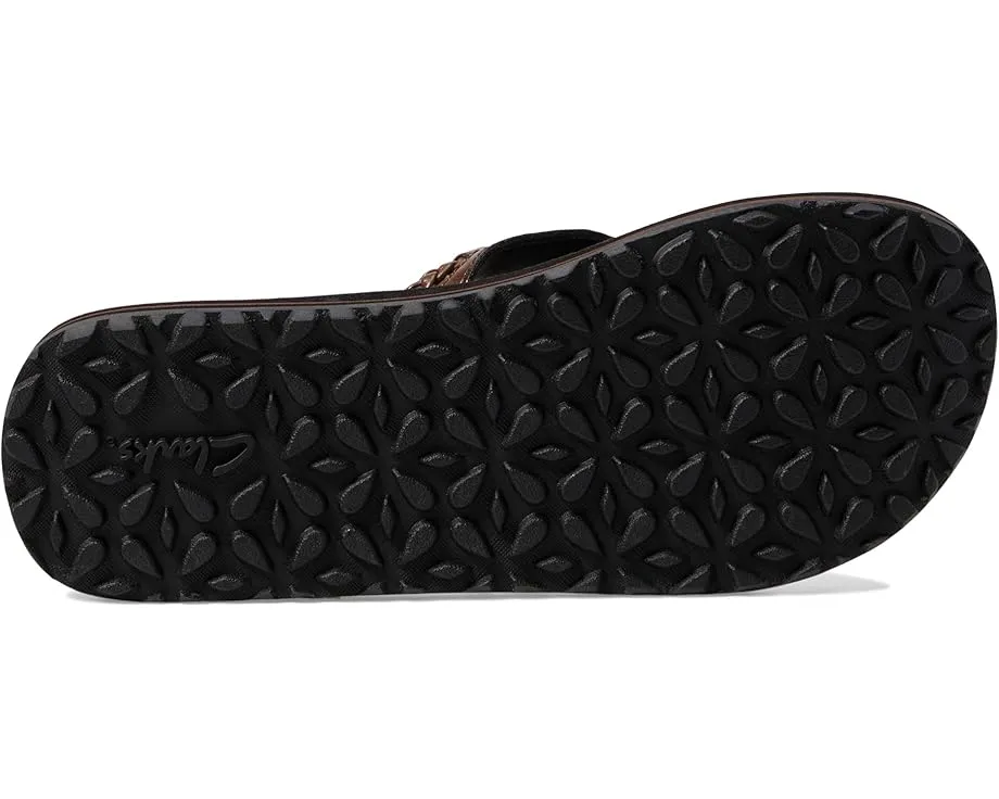 Сандалии Clarks Fenner Nerice с плетеным ремешком и мягкой стелькой