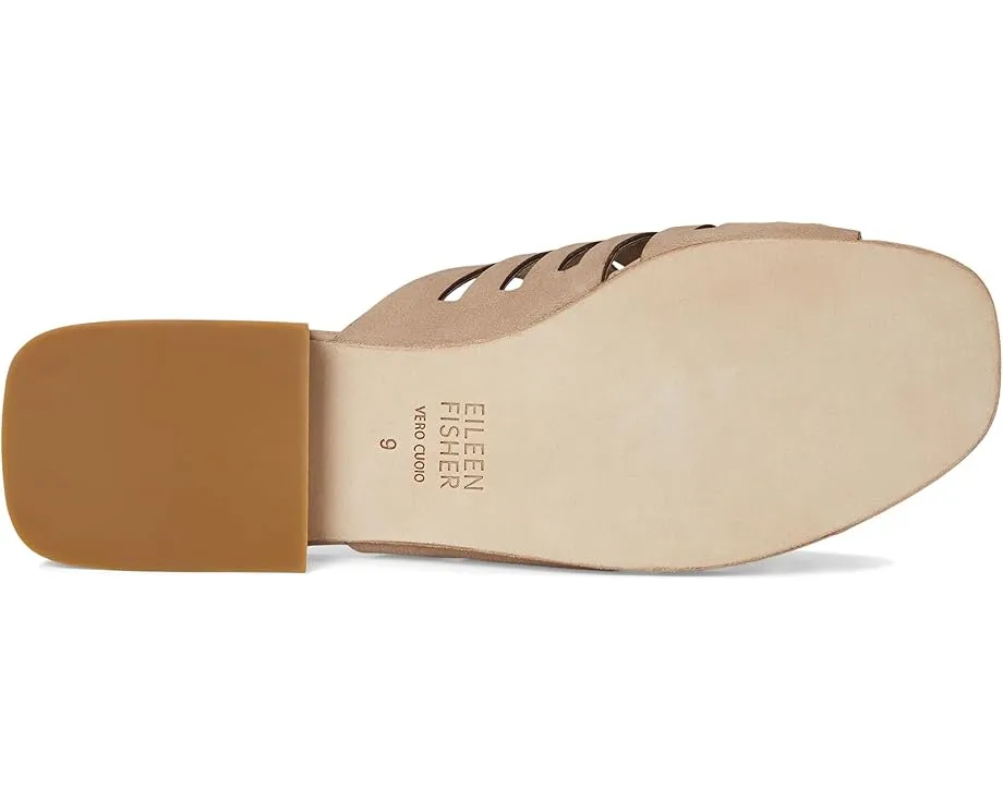 Сандалии Eileen Fisher Fira Slide с квадратным носком и низким каблуком