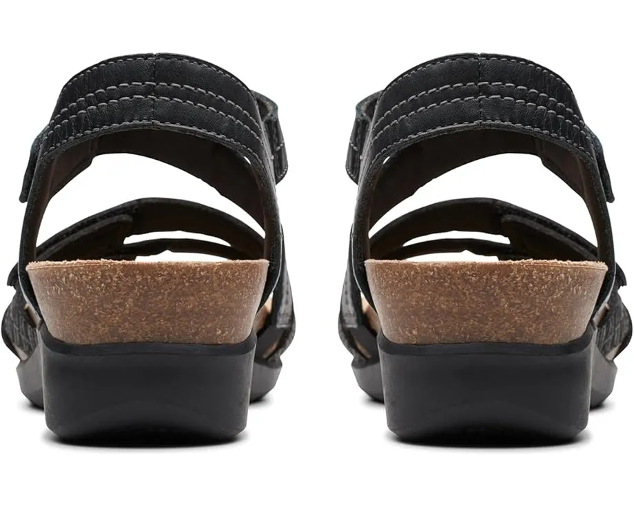 Босоножки Clarks Calenne Clara на клине с ремешками из кожи