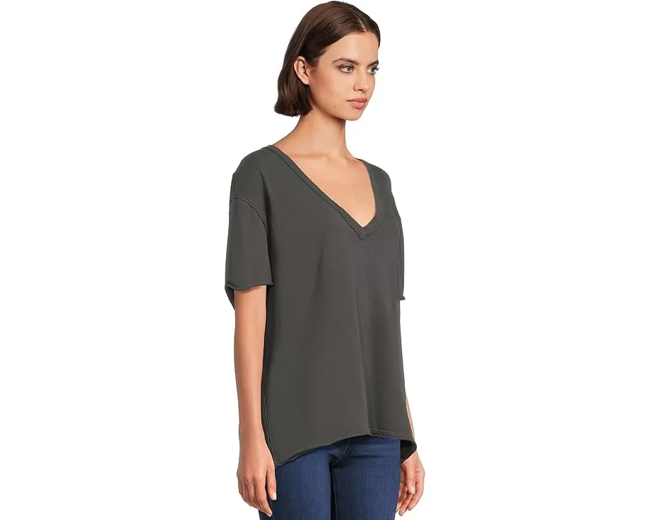 Футболка Free People Nina Tee V с V-образным вырезом и свободным кроем