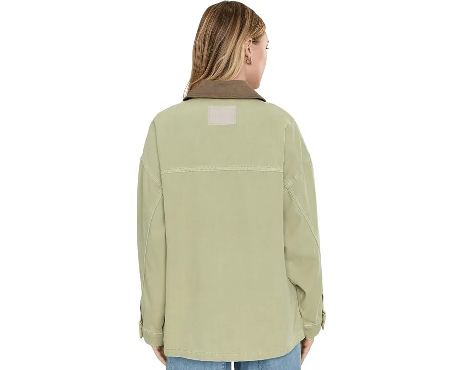 Джинсовая куртка Free People We The Free Lemon с контрастным воротником