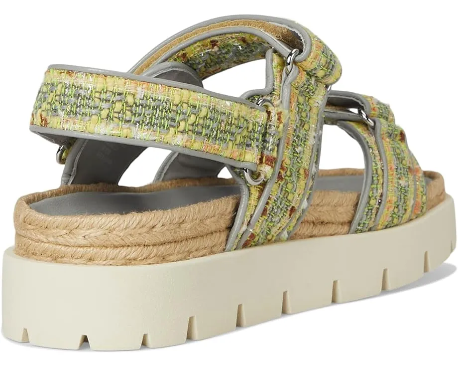 Сандалии Tory Burch Kira Rope Sport Sandal с ремешками на липучке и кожаной стелькой