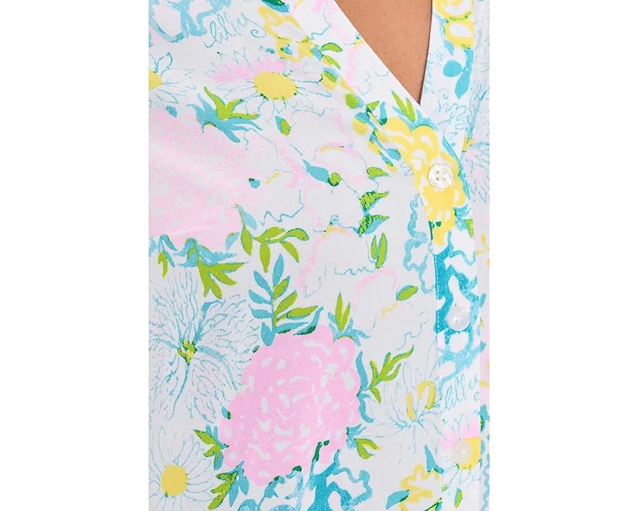 Туника Lilly Pulitzer Rayanna Tunic Dress с свободным кроем и воланами