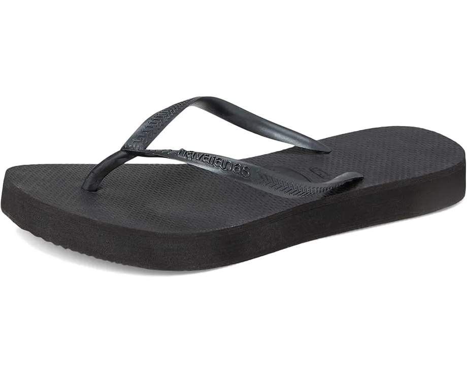 Сланцы Havaianas на платформе с амортизирующей стелькой