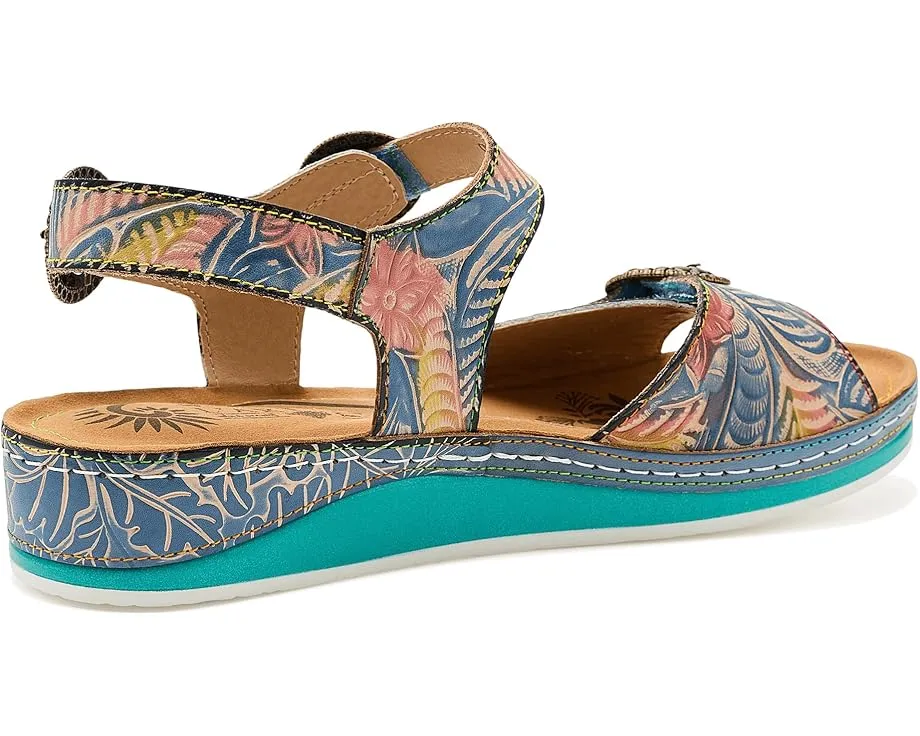 L'Artiste by Spring Step Яркие сандалии Offtrak с цветочным принтом на платформе