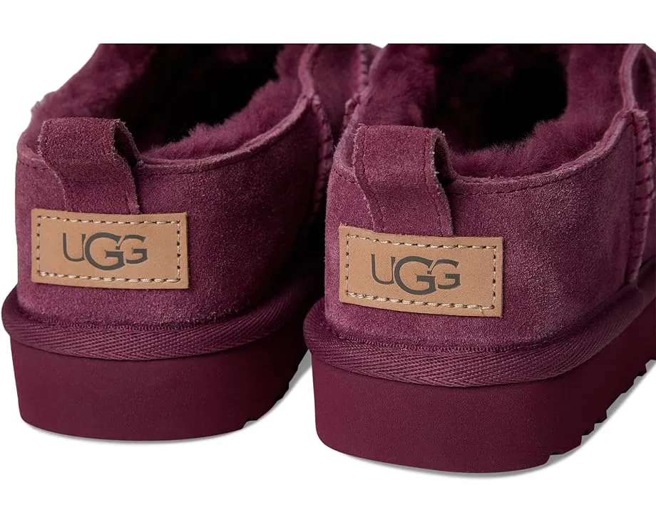 Угги UGG Classic Micro из натуральной замши с подкладкой из овчины и подошвой из сахарного тростника