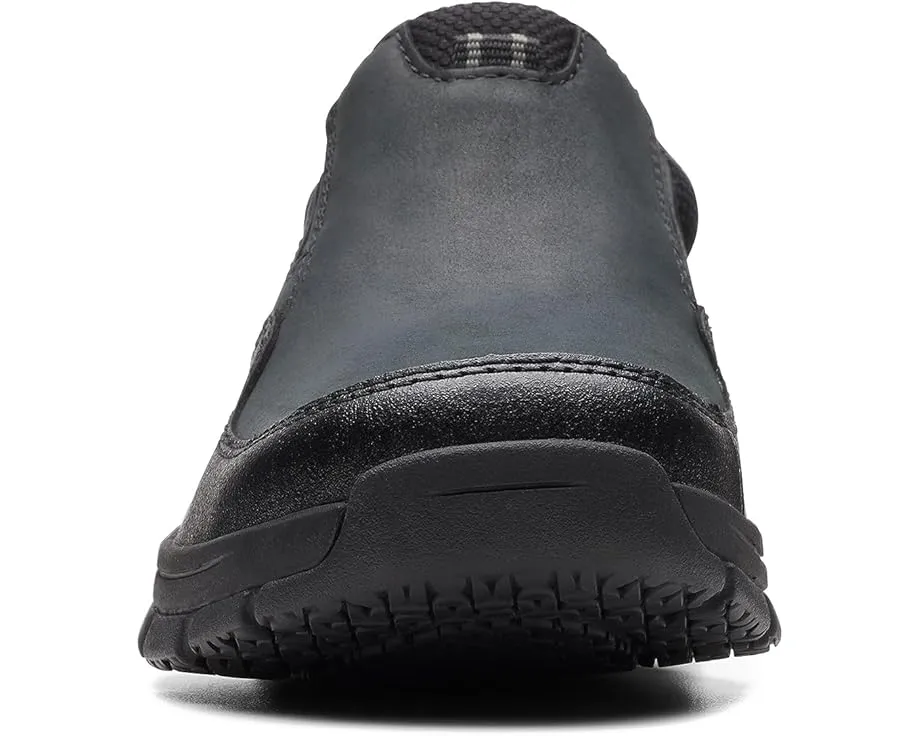 Водонепроницаемые кроссовки Clarks Walpath Step с кожаным верхом и квадратным каблуком
