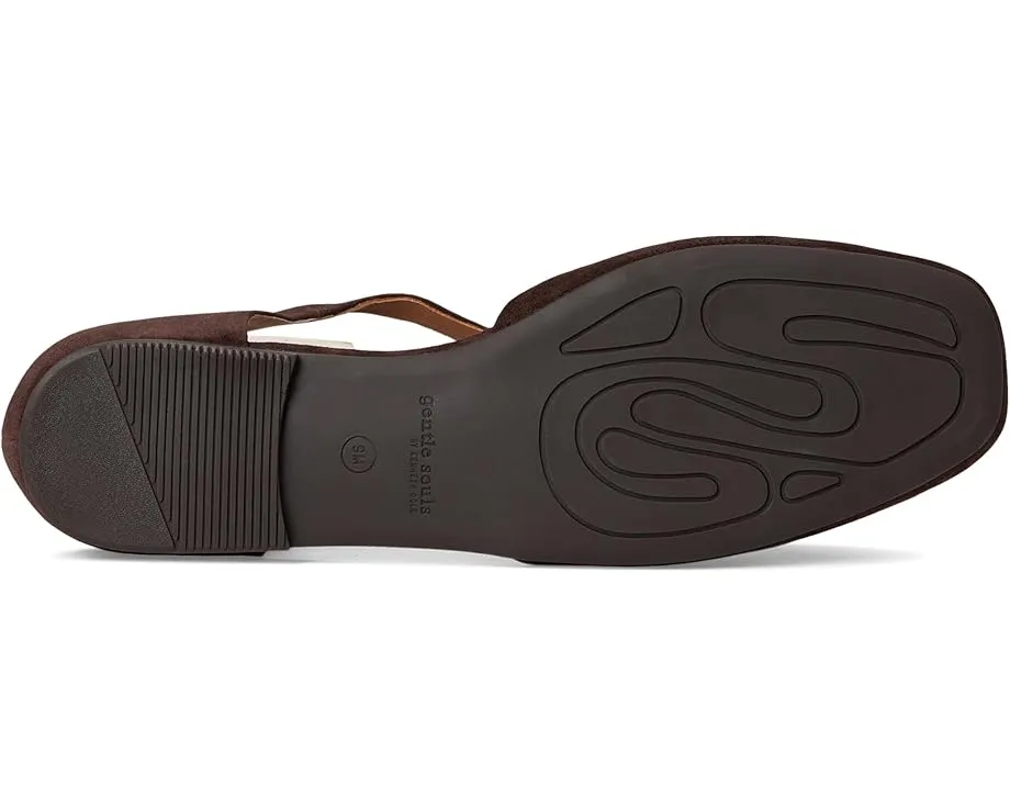 Балетки Gentle Souls Wyatt с ремешком и квадратным носком из премиальной кожи