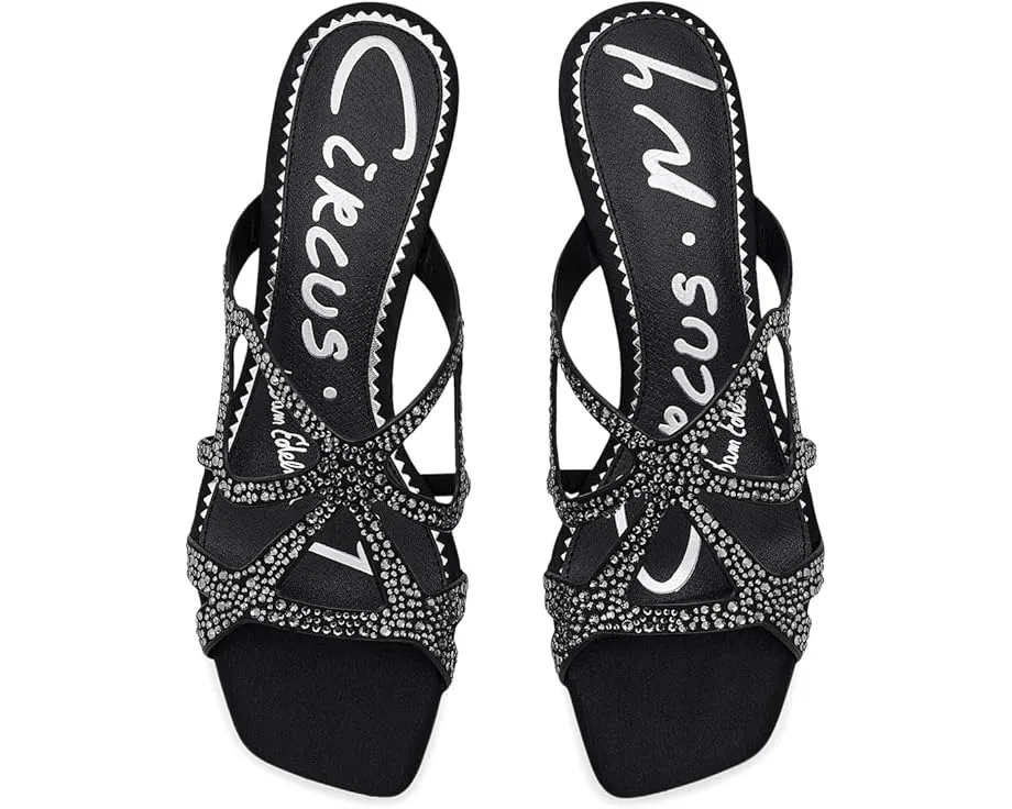 Сандалии Justine от Circus NY by Sam Edelman с котячьим каблуком и декором