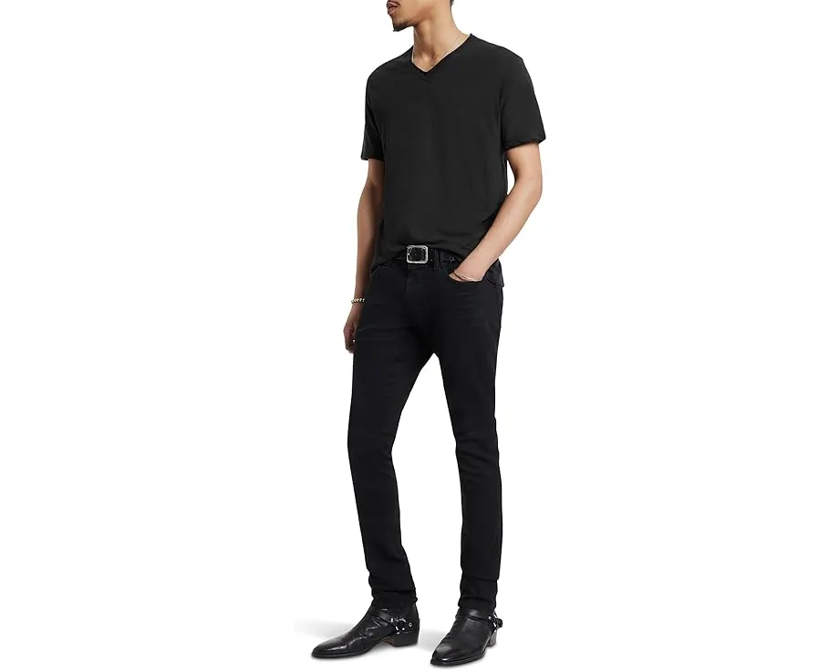 Футболка John Varvatos Miles V-Neck с необработанными краями