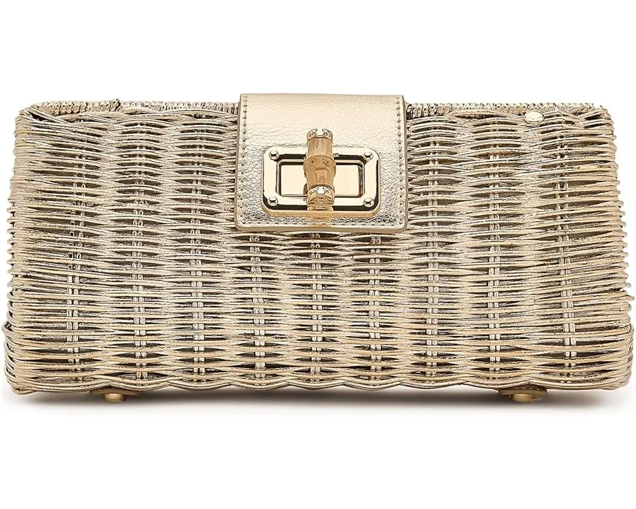 Клатч-кроссбоди Lilly Pulitzer Leena Wicker золотистый