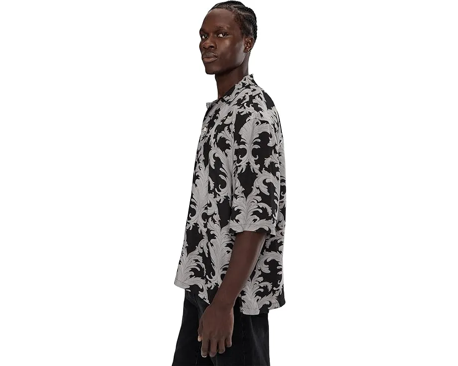 Рубашка AllSaints Motif с коротким рукавом и ярким принтом