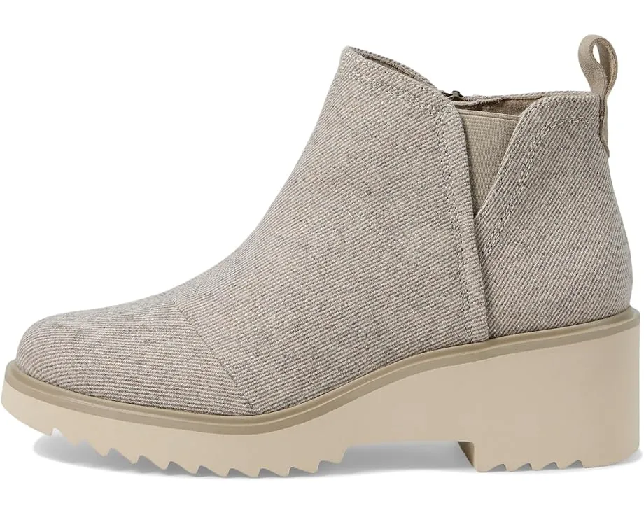 Ботинки TOMS Maude на платформе из замши с боковой молнией