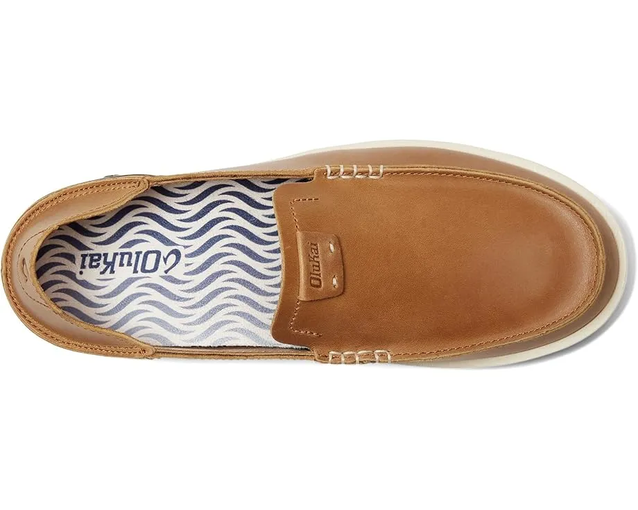 OluKai Kakaha мокасины из цельной кожи со съемной стелькой