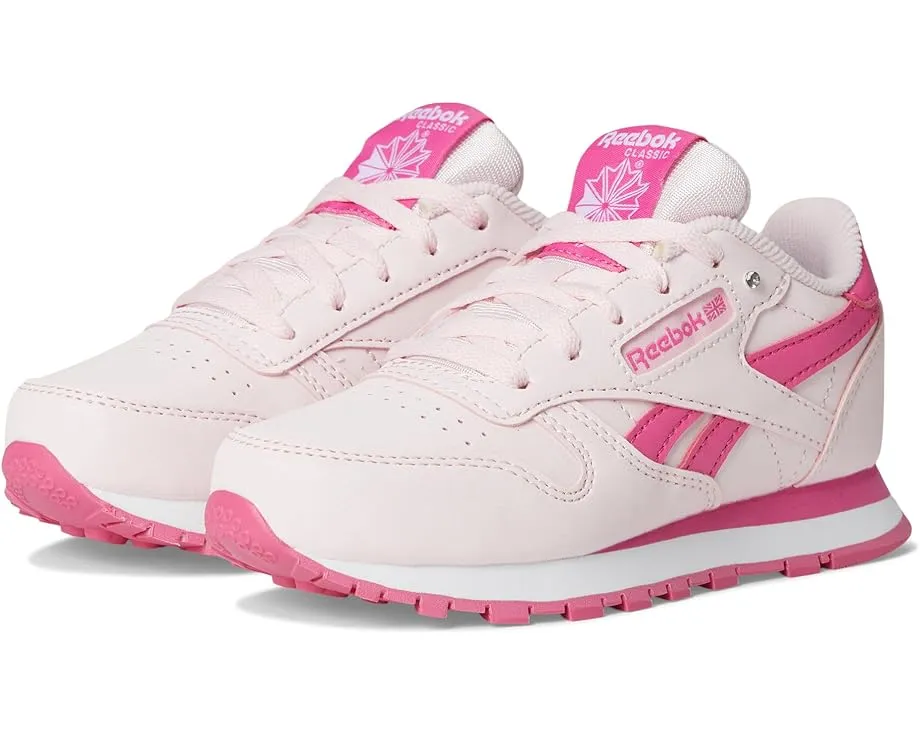 Кроссовки Reebok Classic Leather для детей с металлическим блеском