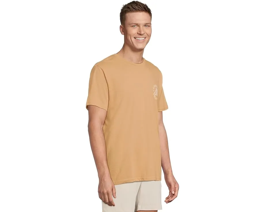 Футболка Chubbies The Rough n' Tumble коричневая с принтом