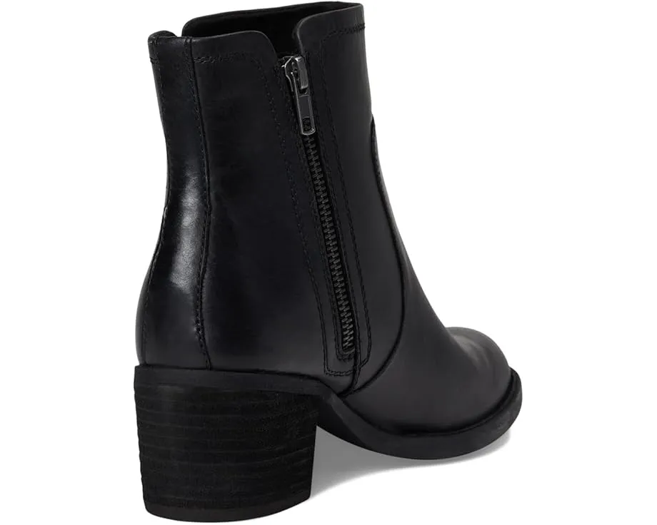 Ботильоны Born Rigby из итальянской кожи в мотовеянии с боковой молнией