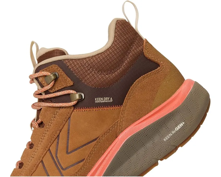 Водонепроницаемые кожаные треккинговые ботинки KEEN Leiki с мембраной KEEN.DRY