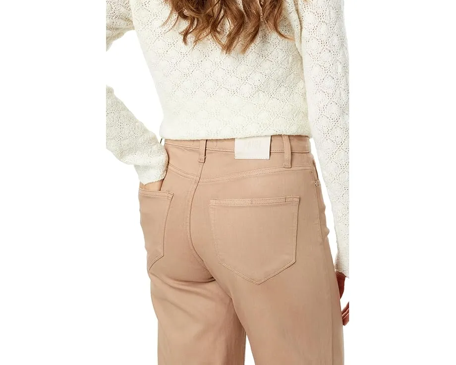 Джинсы Paige Anessa с люксовым покрытием French Latte и широкими штанинами