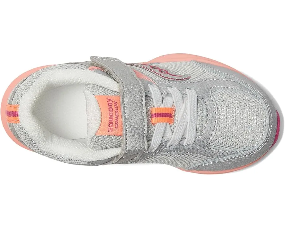 Детские кроссовки Saucony Cohesion KDZ A/C с застежкой на липучке