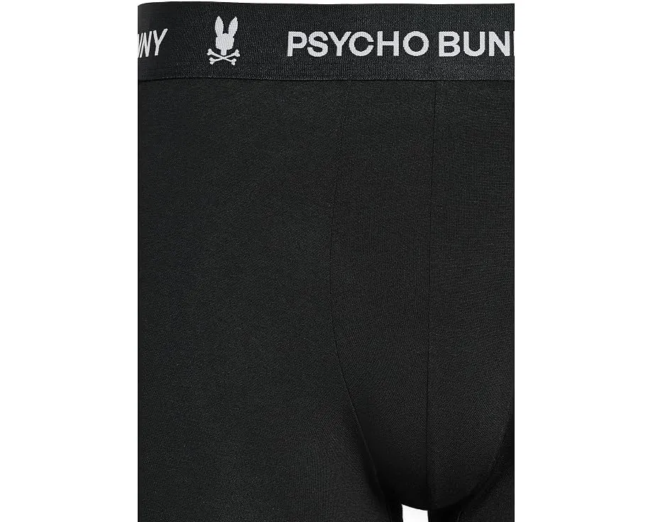 3 штуки боксерских трусов Psycho Bunny черные