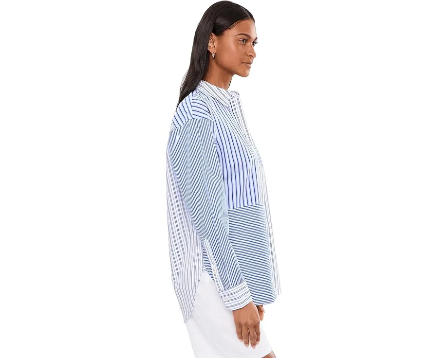Свободная полосатая рубашка из бродклота Lauren Ralph Lauren