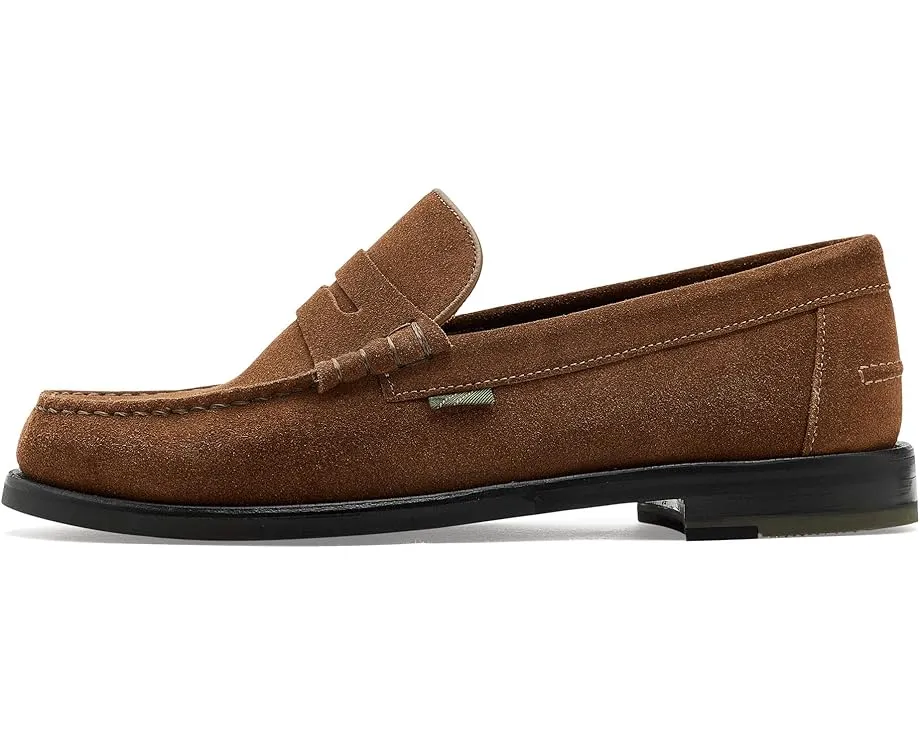 Barbour Linford мокасины из замши с контрастной строчкой и резиновой подошвой