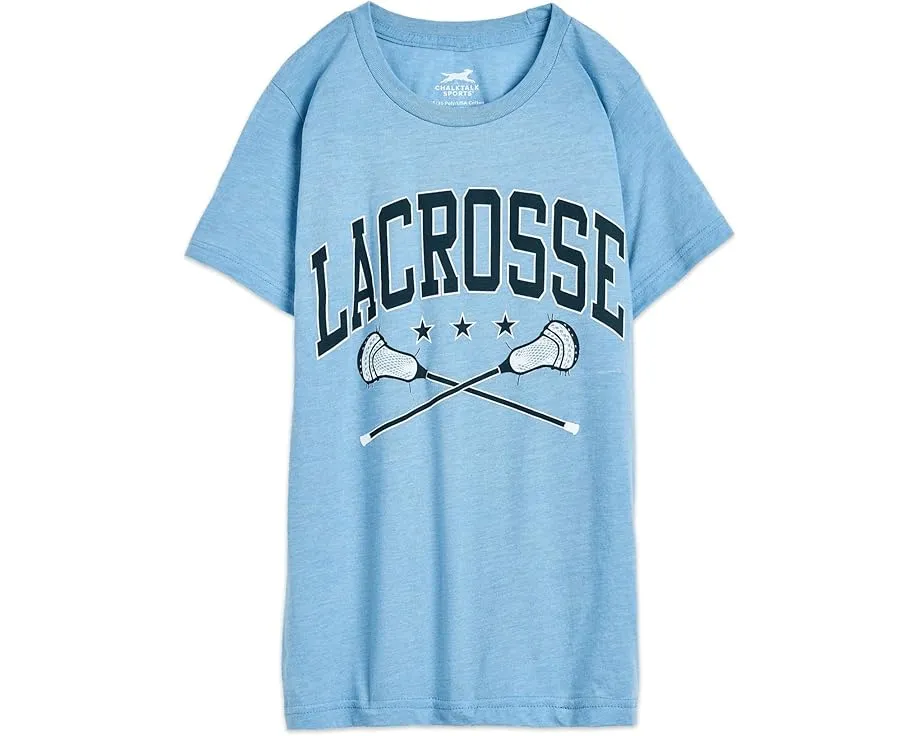 Футболка ChalkTalk SPORTS Kids Guys Lacrosse CTS ProBlend™ с принтом Crossed Sticks