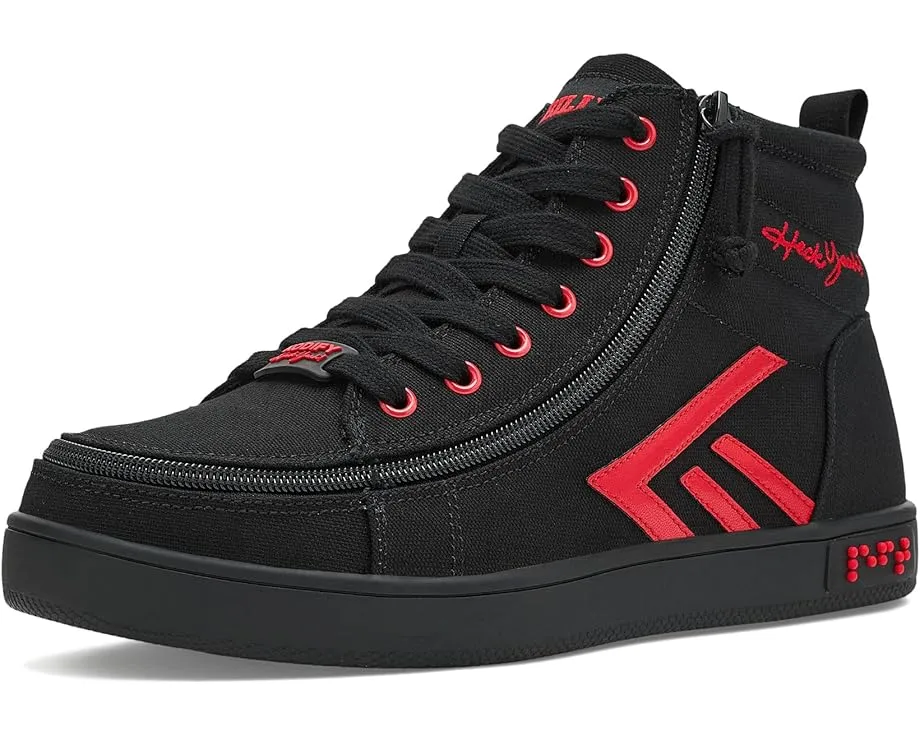 Высокие кроссовки BILLY CS High Top с молнией по периметру и шрифтом Брайля на подошве