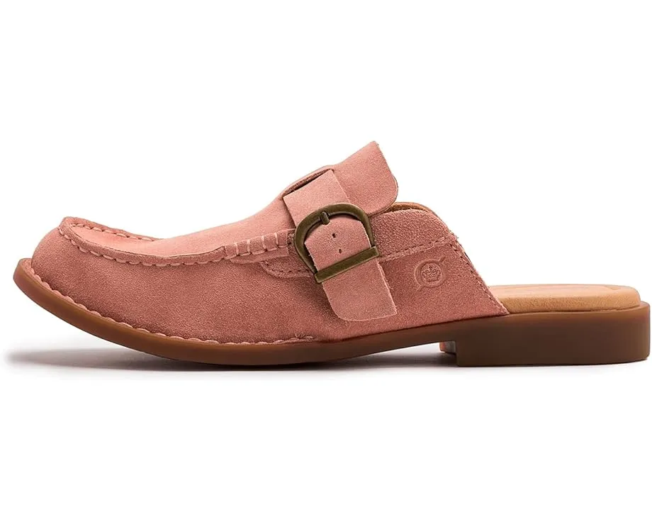 Мюли-лоферы Born Meg из мягкой замши с пряжкой