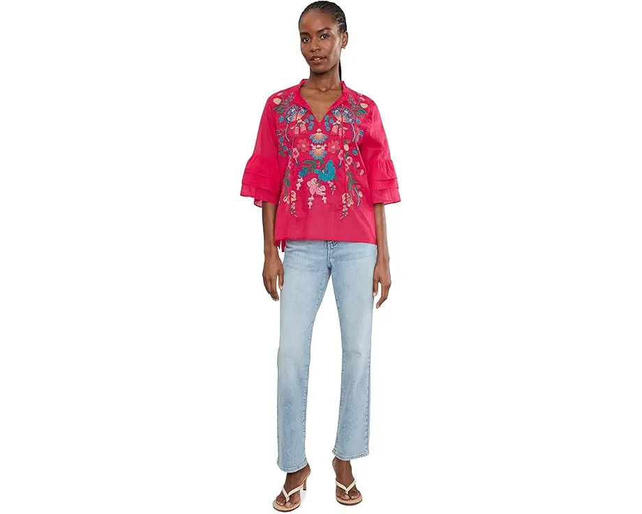 Ruffle Sleeve Blouse - Soline