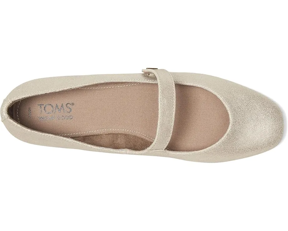 Туфли-лодочки TOMS Bianca из замши с квадратным носком и ремешком
