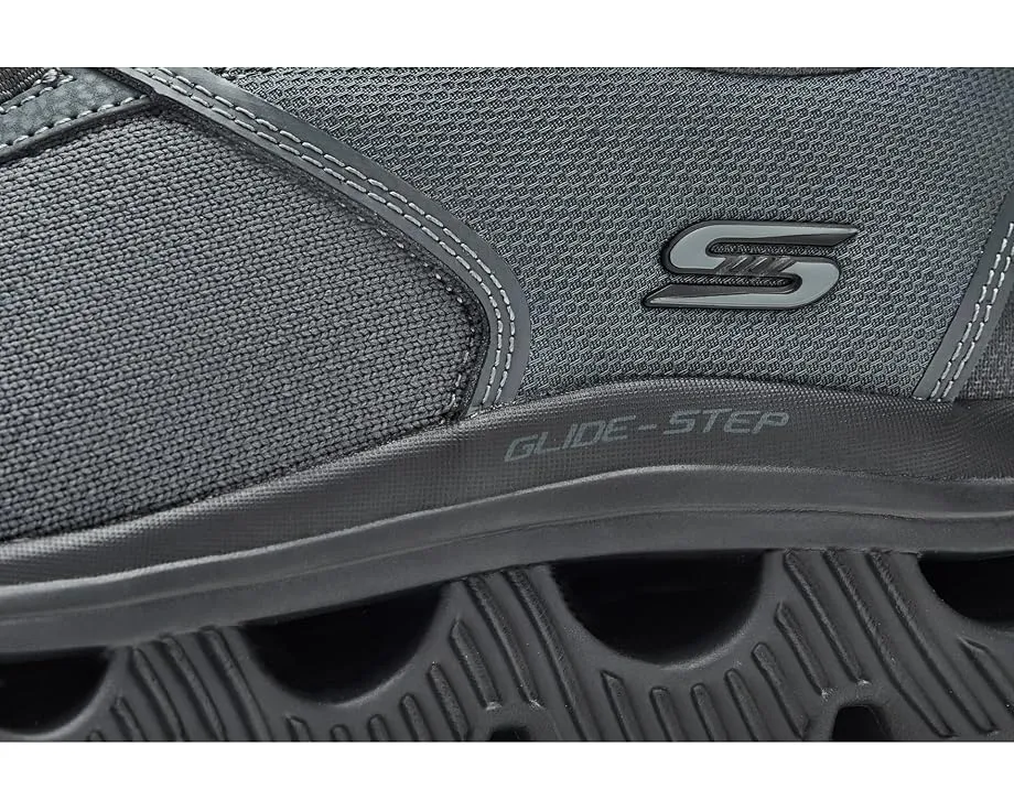 Мужские слипоны BOBS B Flex с сетчатым верхом и системой шнуровки bungee